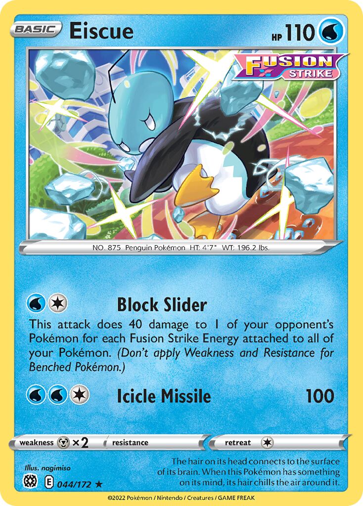 Eiscue 044/216 — Brilliant Stars (English Pokémon TCG card)