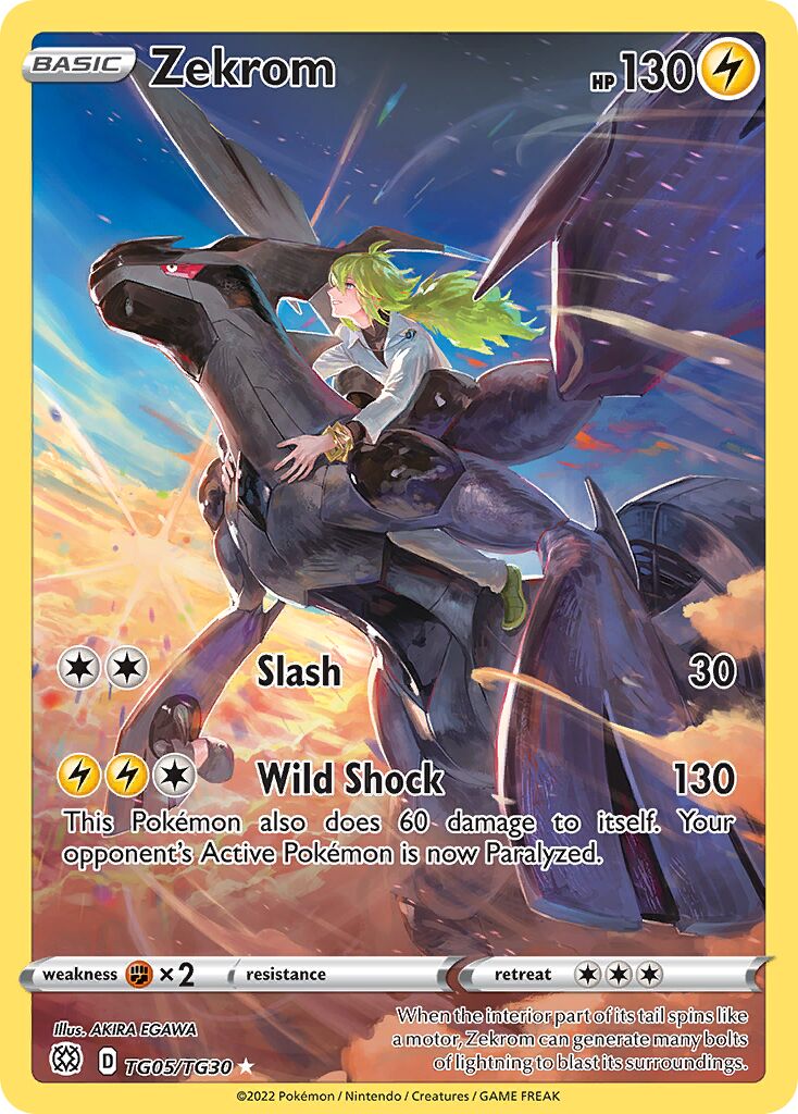 Zekrom TG05 — Brilliant Stars (English Pokémon TCG card)