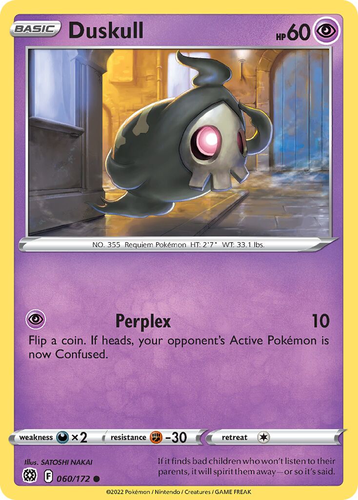 Duskull 060/216 — Brilliant Stars (English Pokémon TCG card)