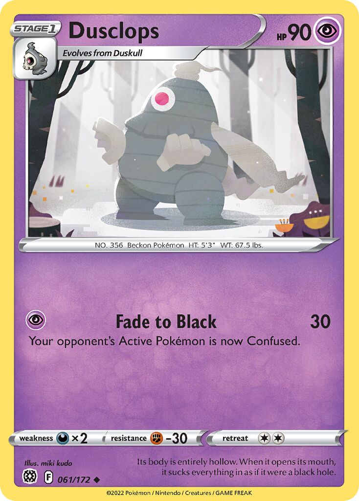 Dusclops 061/216 — Brilliant Stars (English Pokémon TCG card)