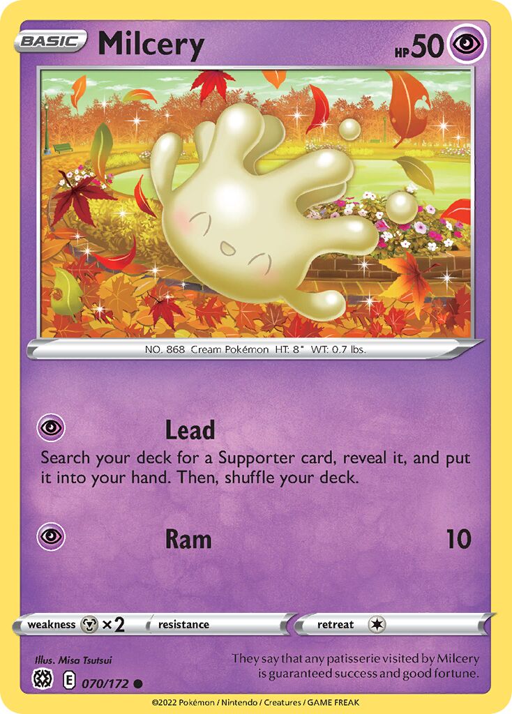 Milcery 070/216 — Brilliant Stars (English Pokémon TCG card)