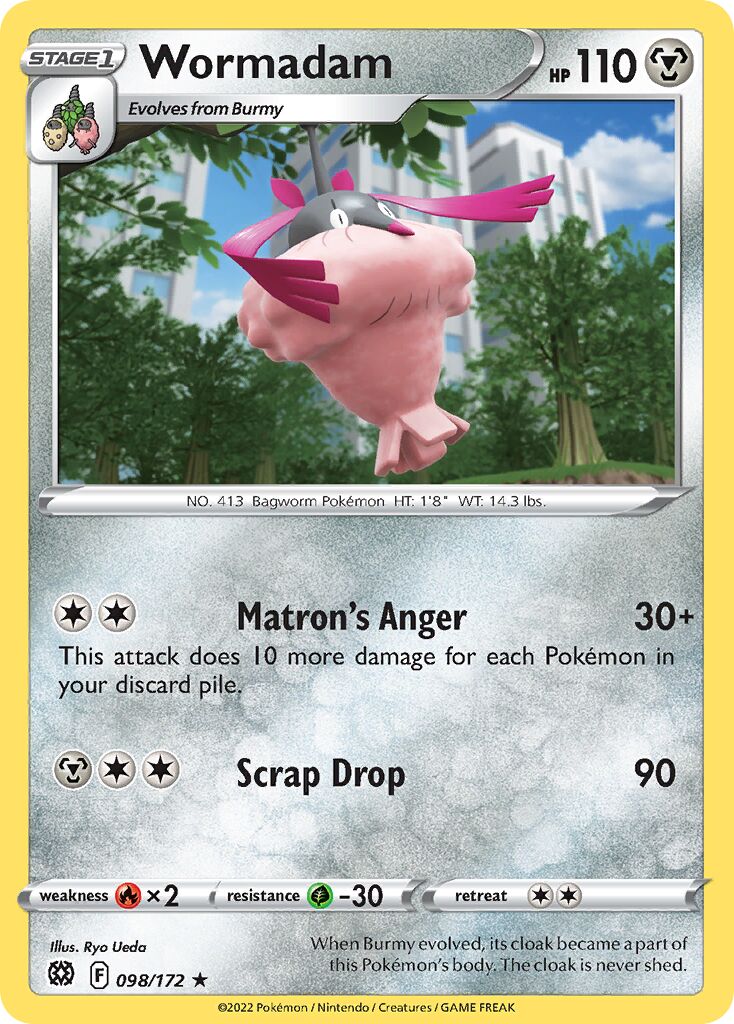 Wormadam 098/216 — Brilliant Stars (English Pokémon TCG card)