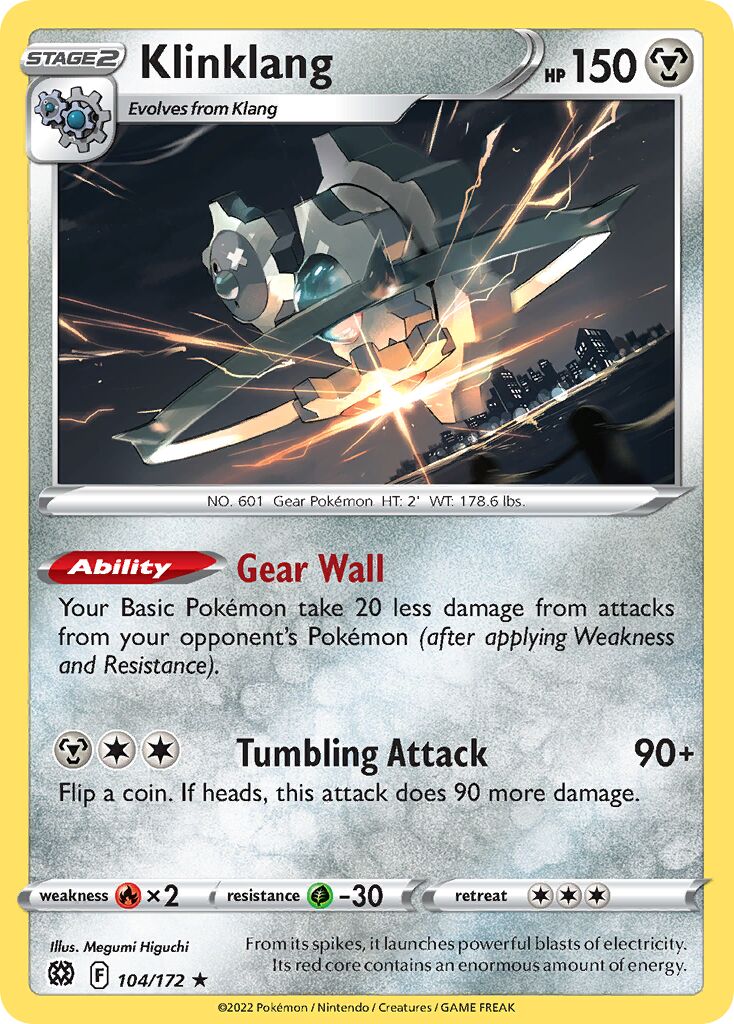 Klinklang 104/216 — Brilliant Stars (English Pokémon TCG card)