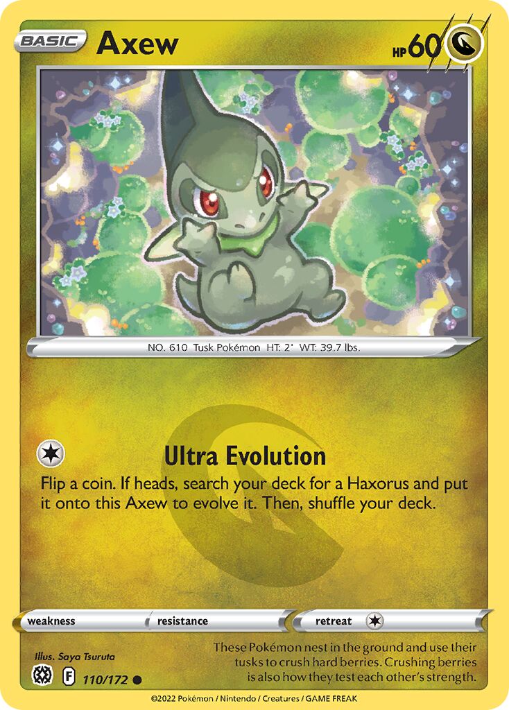 Axew 110/216 — Brilliant Stars (English Pokémon TCG card)