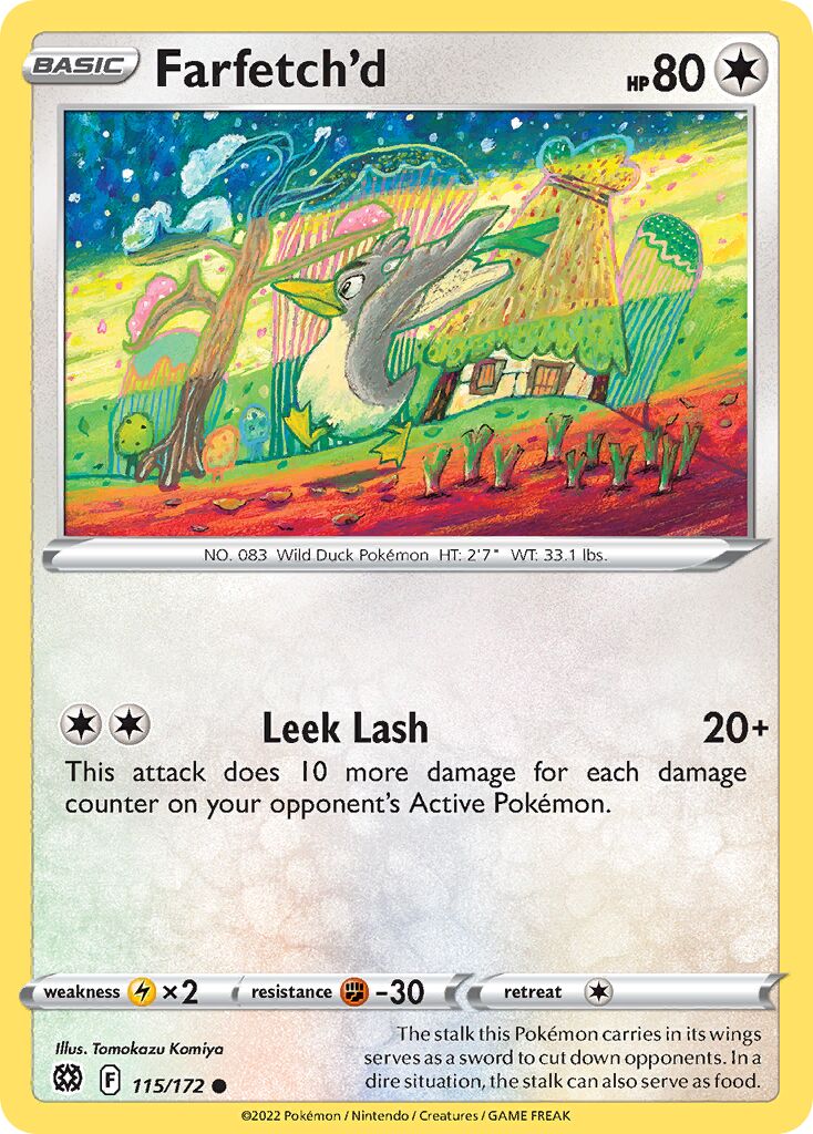 Farfetch'd 115/216 — Brilliant Stars (English Pokémon TCG card)