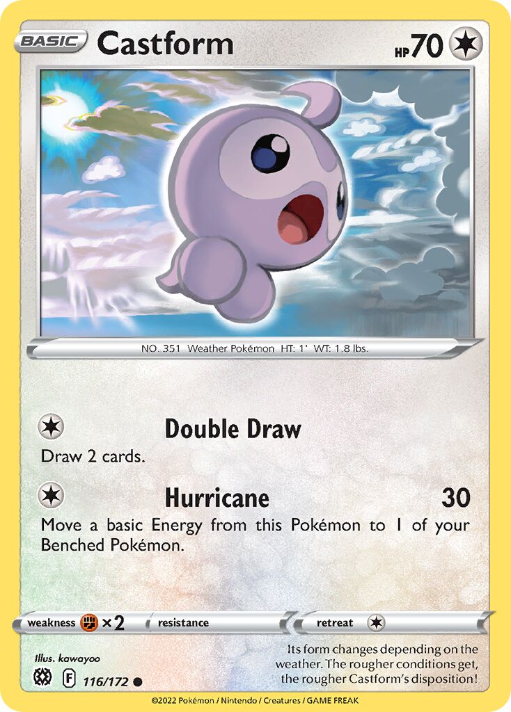 Castform 116/216 — Brilliant Stars (English Pokémon TCG card)