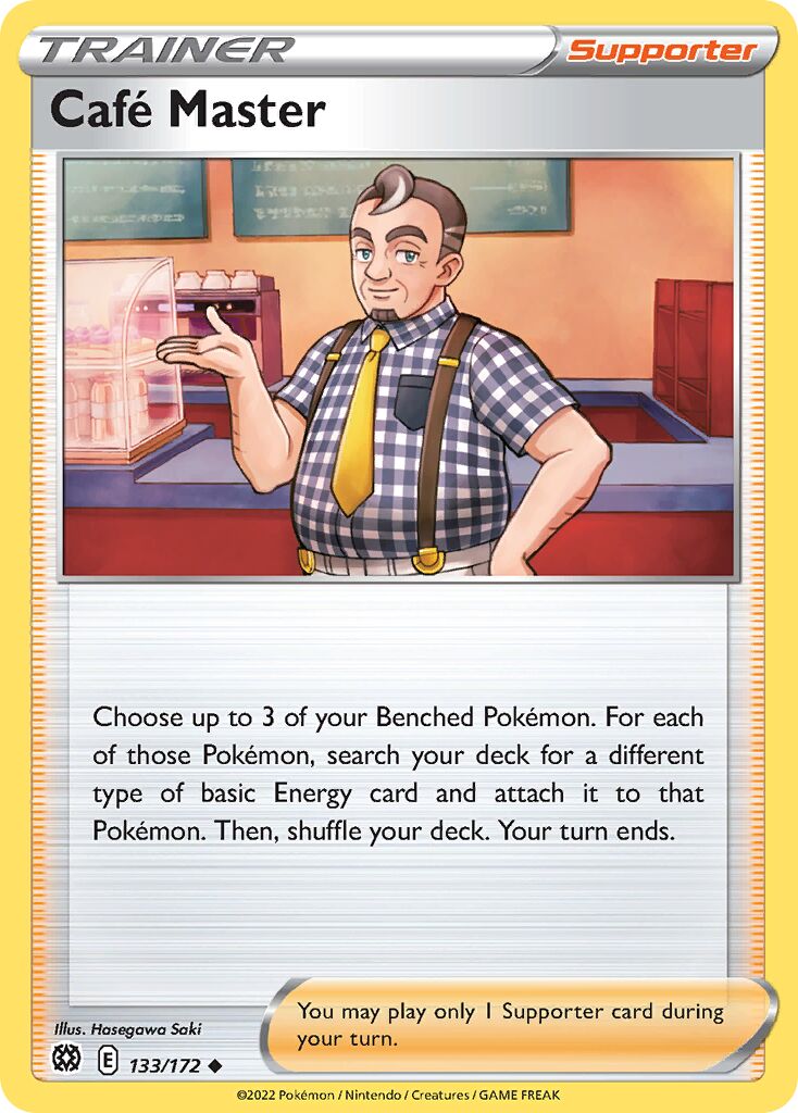 Café Master 133/216 — Brilliant Stars (English Pokémon TCG card)