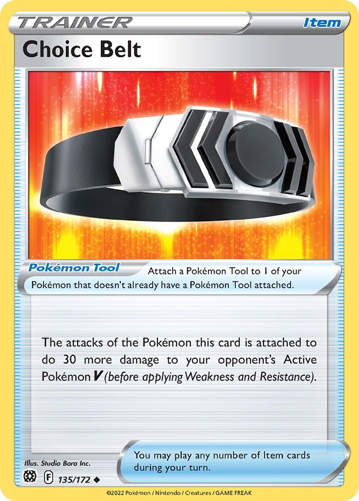 Choice Belt 135/216 — Brilliant Stars (English Pokémon TCG card)
