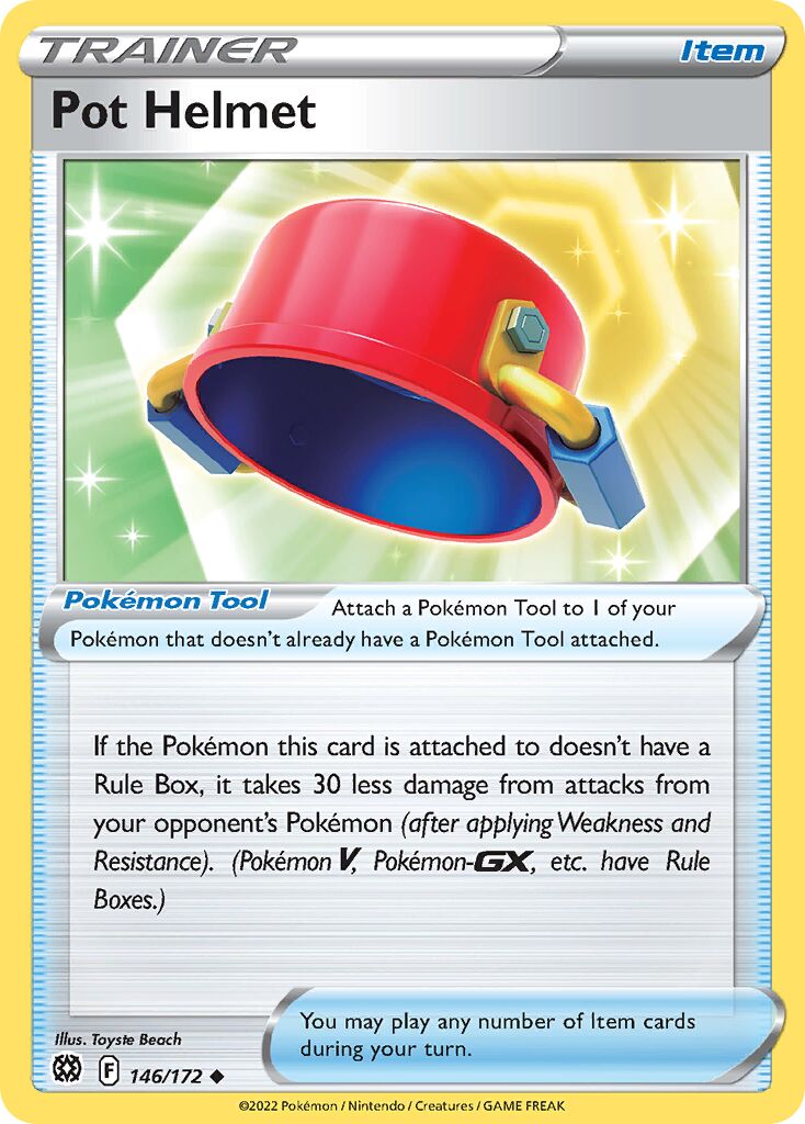 Pot Helmet 146/216 — Brilliant Stars (English Pokémon TCG card)