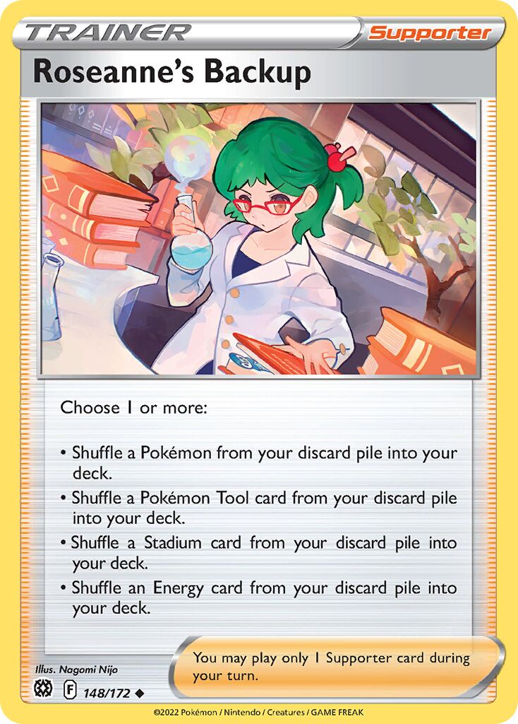 Roseanne's Backup 148/216 — Brilliant Stars (English Pokémon TCG card)