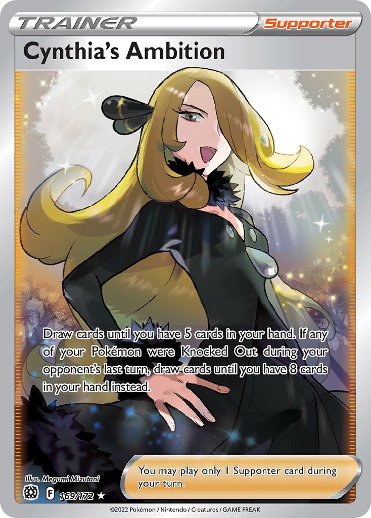 Cynthia's Ambition 169/216 — Brilliant Stars (English Pokémon TCG card)