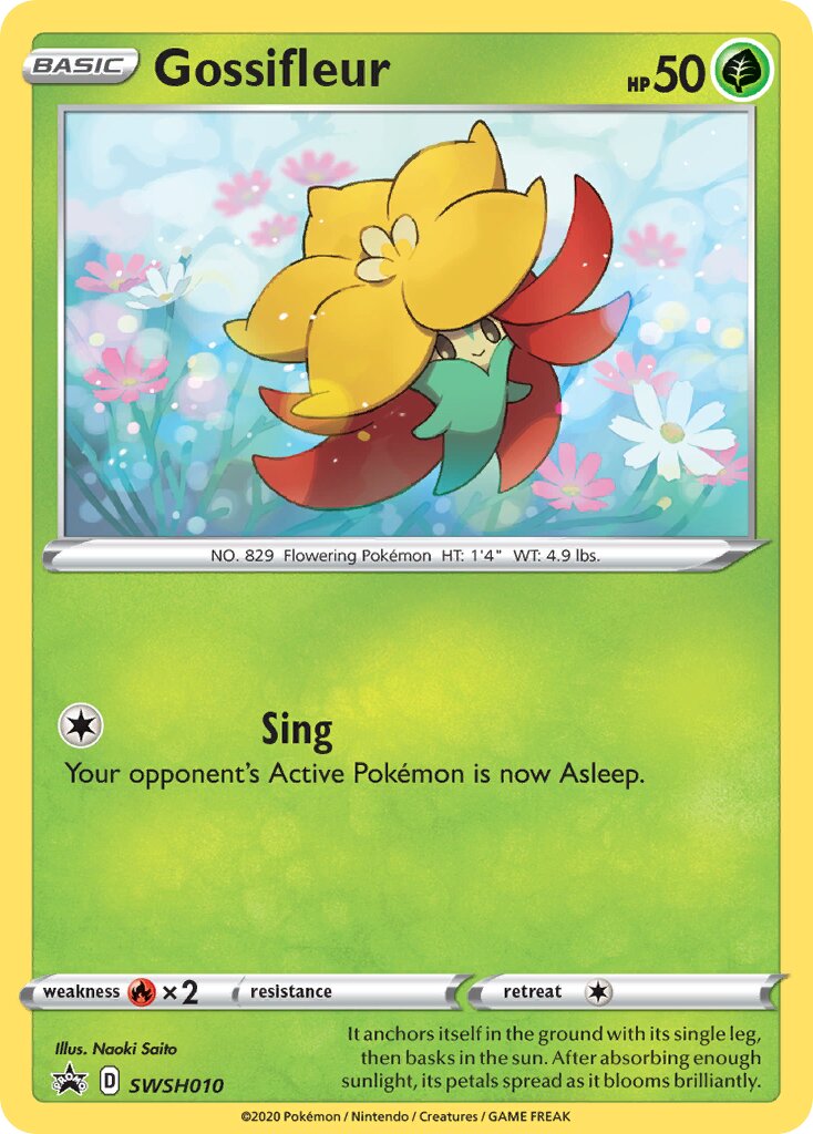 Gossifleur 010/285 — Sword & Shield Promos (English Pokémon TCG card)