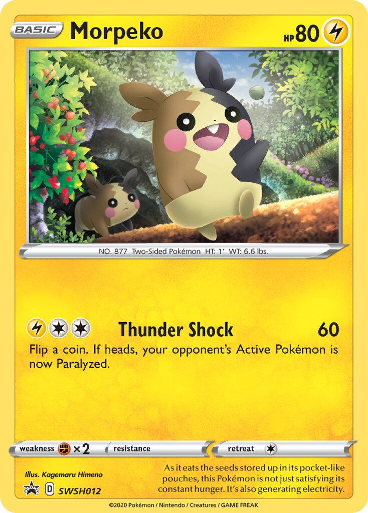 Morpeko 012/285 — Sword & Shield Promos (English Pokémon TCG card)