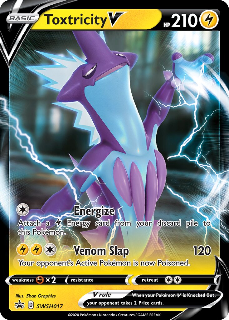 Toxtricity V 017/285 — Sword & Shield Promos (English Pokémon TCG card)