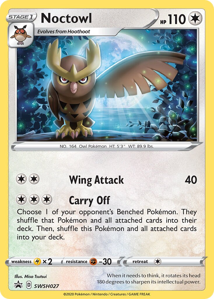 Noctowl 027/285 — Sword & Shield Promos (English Pokémon TCG card)