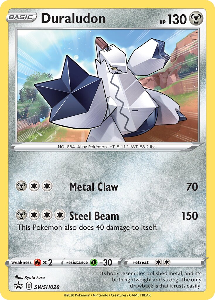 Duraludon 028/285 — Sword & Shield Promos (English Pokémon TCG card)