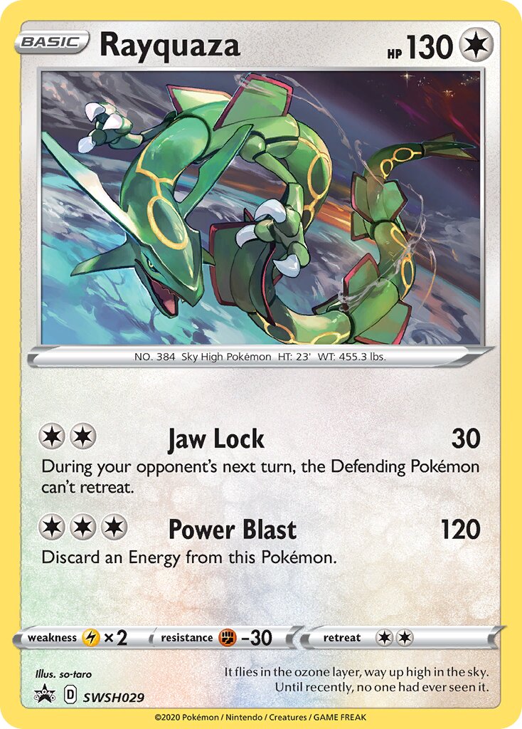 Rayquaza 029/285 — Sword & Shield Promos (English Pokémon TCG card)