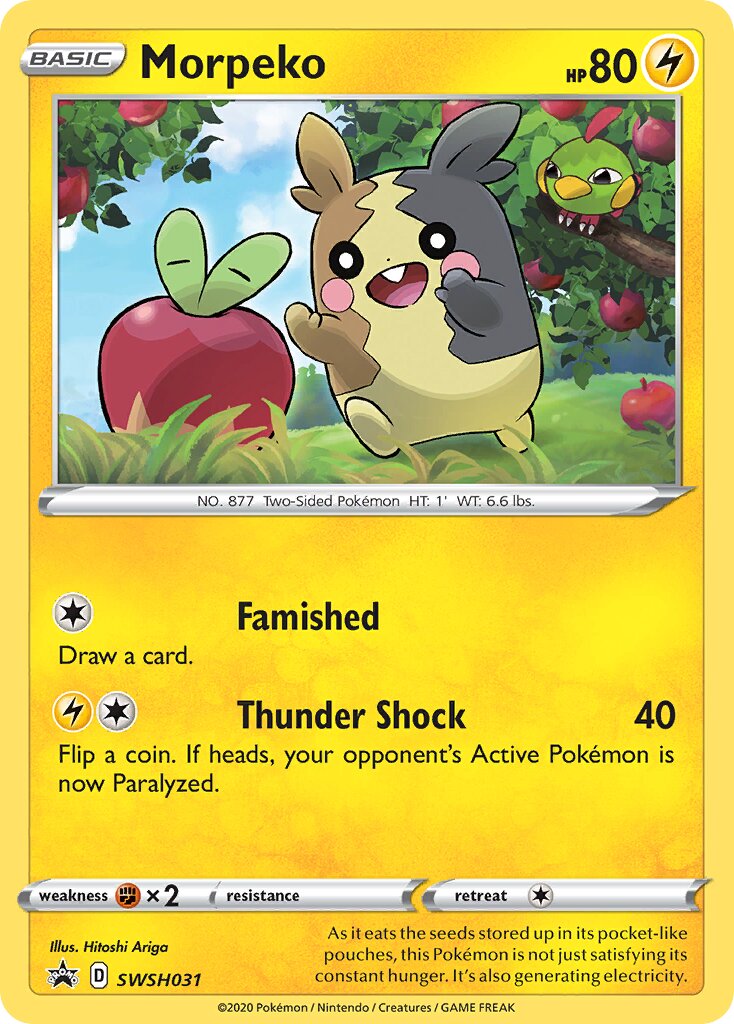 Morpeko 031/285 — Sword & Shield Promos (English Pokémon TCG card)