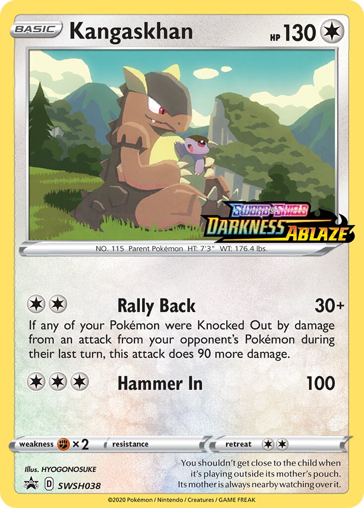 Kangaskhan 038/285 — Sword & Shield Promos (English Pokémon TCG card)