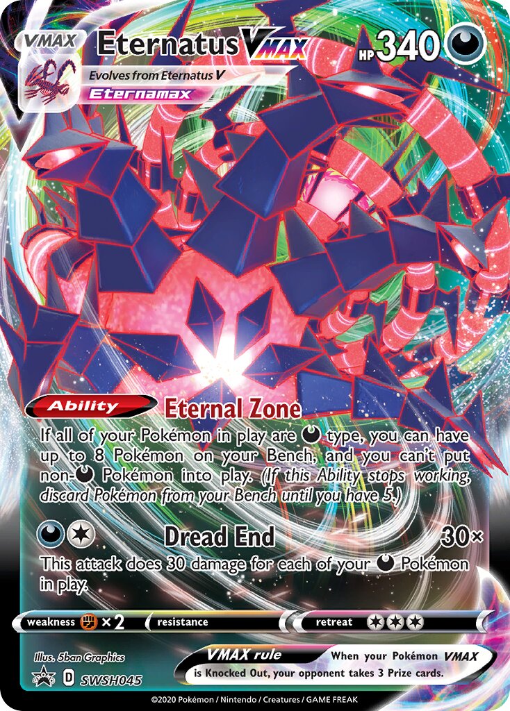 Eternatus VMAX 045/285 — Sword & Shield Promos (English Pokémon TCG card)