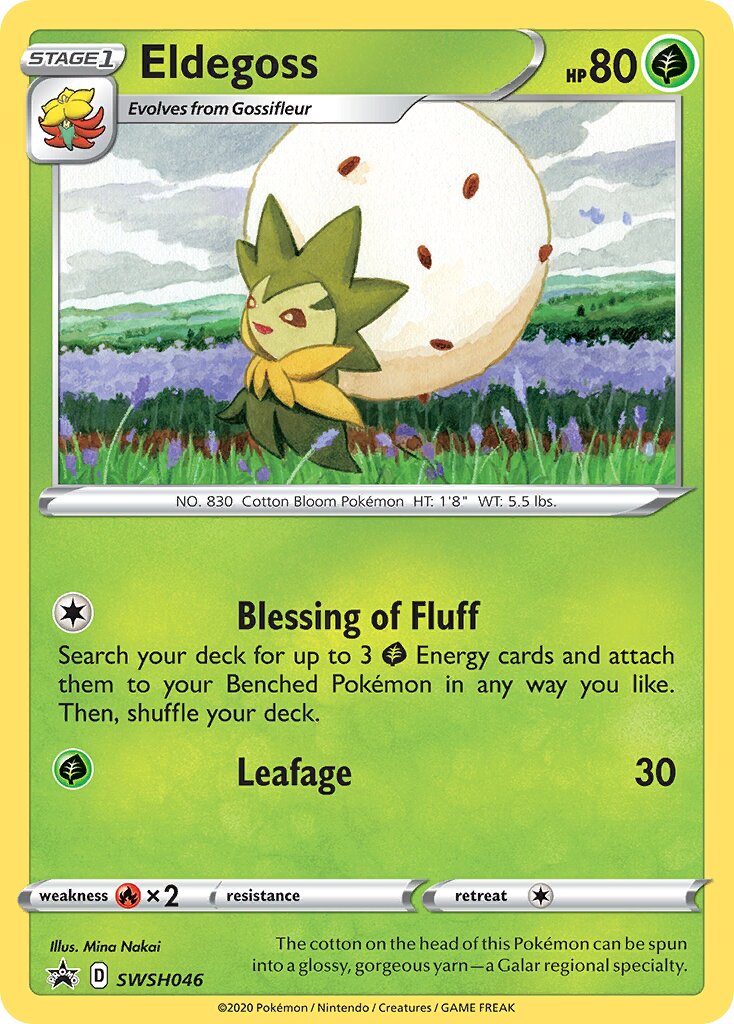 Eldegoss 046/285 — Sword & Shield Promos (English Pokémon TCG card)