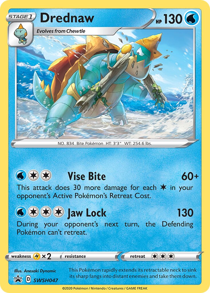 Drednaw 047/285 — Sword & Shield Promos (English Pokémon TCG card)