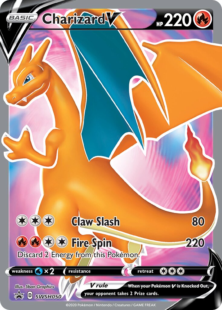 Charizard V 050/285 — Sword & Shield Promos (English Pokémon TCG card)