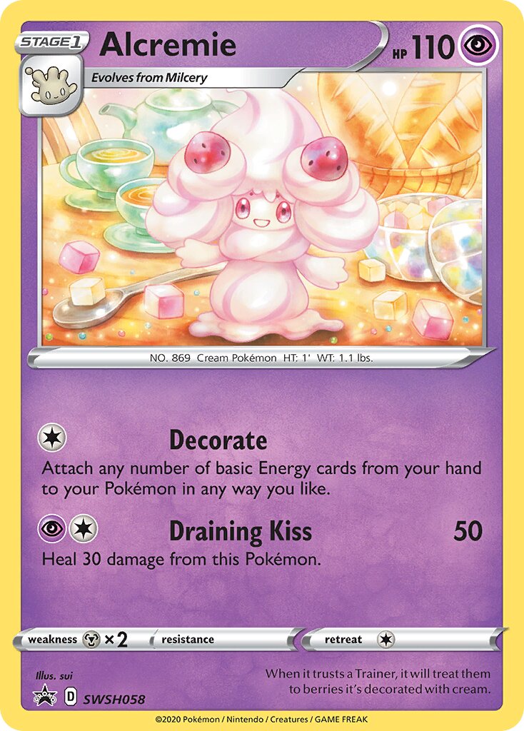 Alcremie 058/285 — Sword & Shield Promos (English Pokémon TCG card)