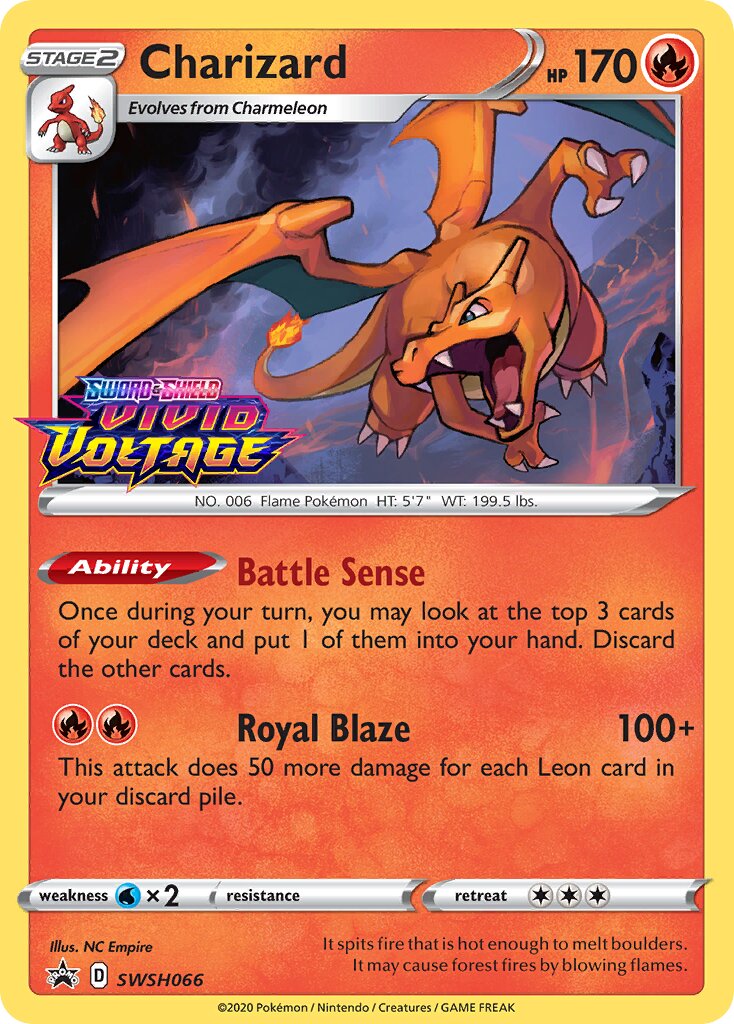 Charizard 066/285 — Sword & Shield Promos (English Pokémon TCG card)