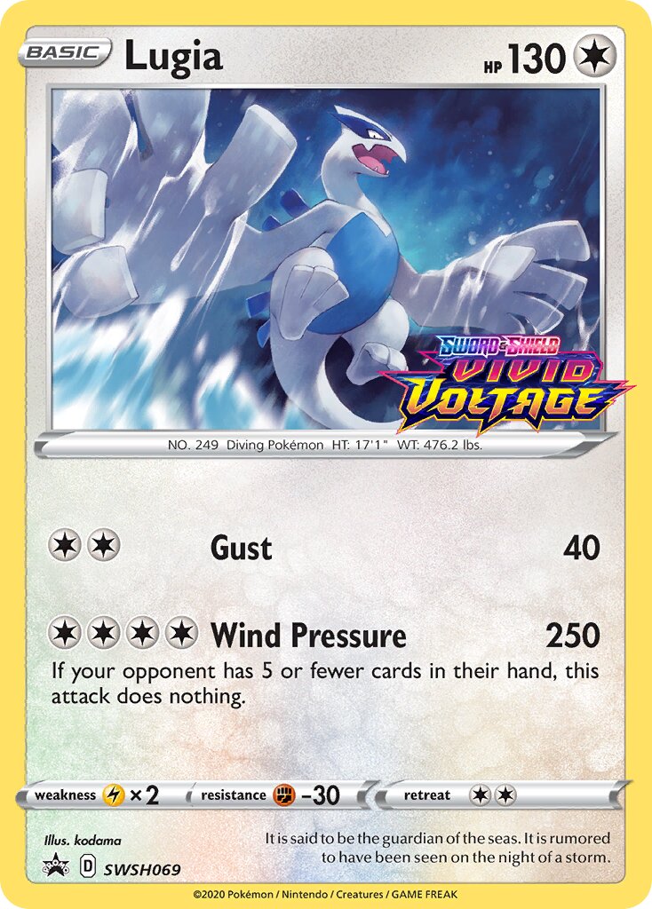 Lugia 069/285 — Sword & Shield Promos (English Pokémon TCG card)