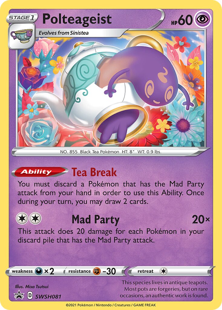 Polteageist 081/285 — Sword & Shield Promos (English Pokémon TCG card)