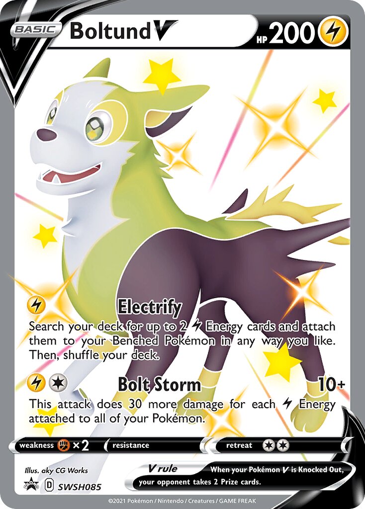 Boltund V 085/285 — Sword & Shield Promos (English Pokémon TCG card)