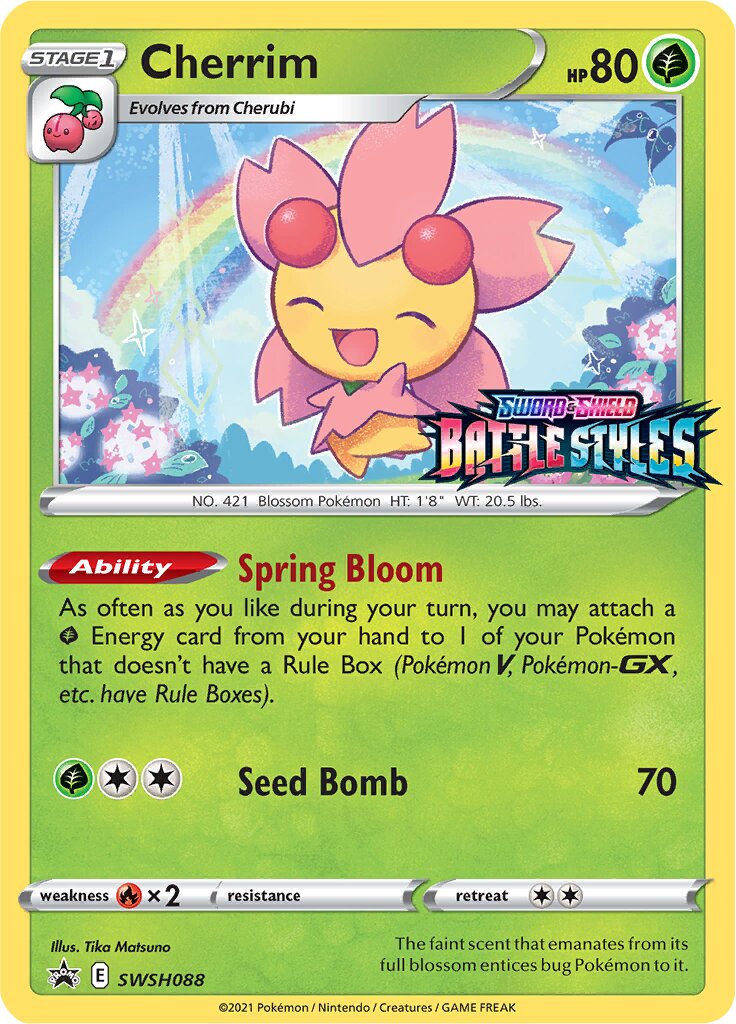 Cherrim 088/285 — Sword & Shield Promos (English Pokémon TCG card)