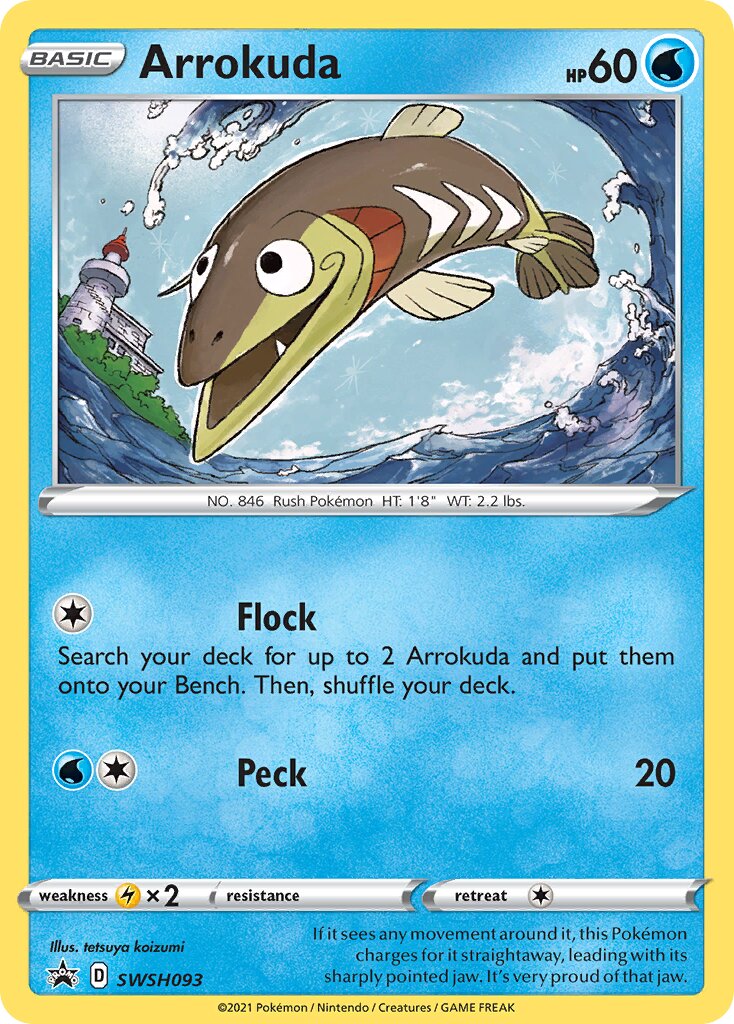 Arrokuda 093/285 — Sword & Shield Promos (English Pokémon TCG card)