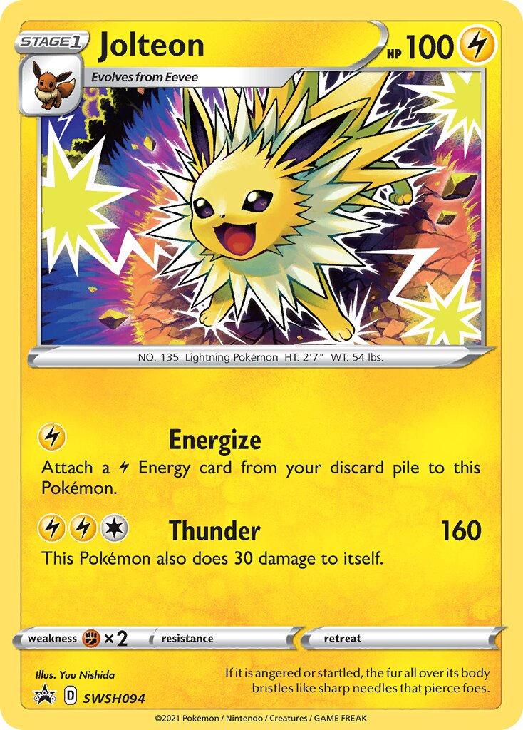 Jolteon 094/285 — Sword & Shield Promos (English Pokémon TCG card)