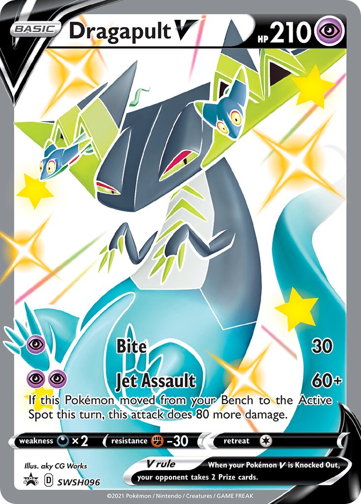 Dragapult V 096/285 — Sword & Shield Promos (English Pokémon TCG card)