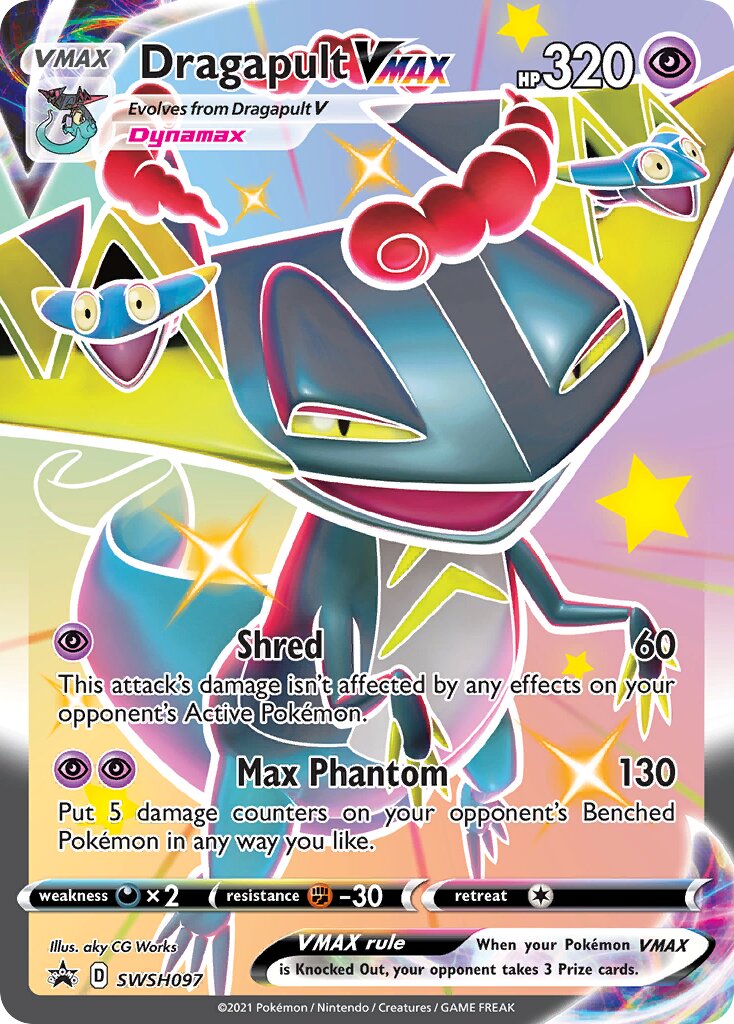 Dragapult VMAX 097/285 — Sword & Shield Promos (English Pokémon TCG card)
