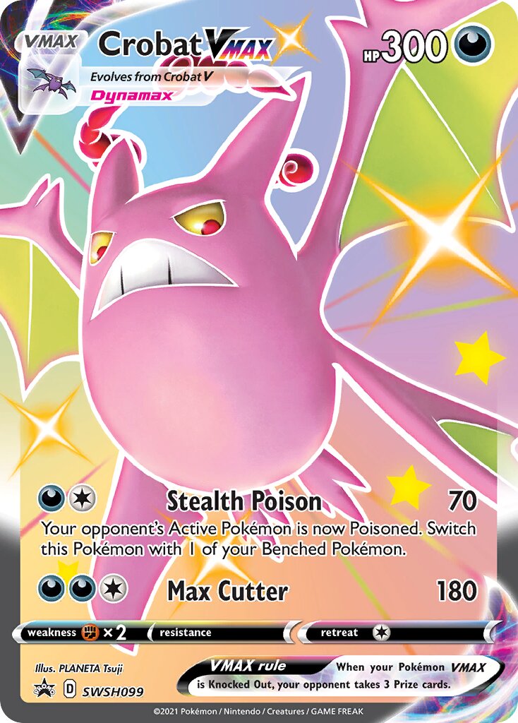 Crobat VMAX 099/285 — Sword & Shield Promos (English Pokémon TCG card)
