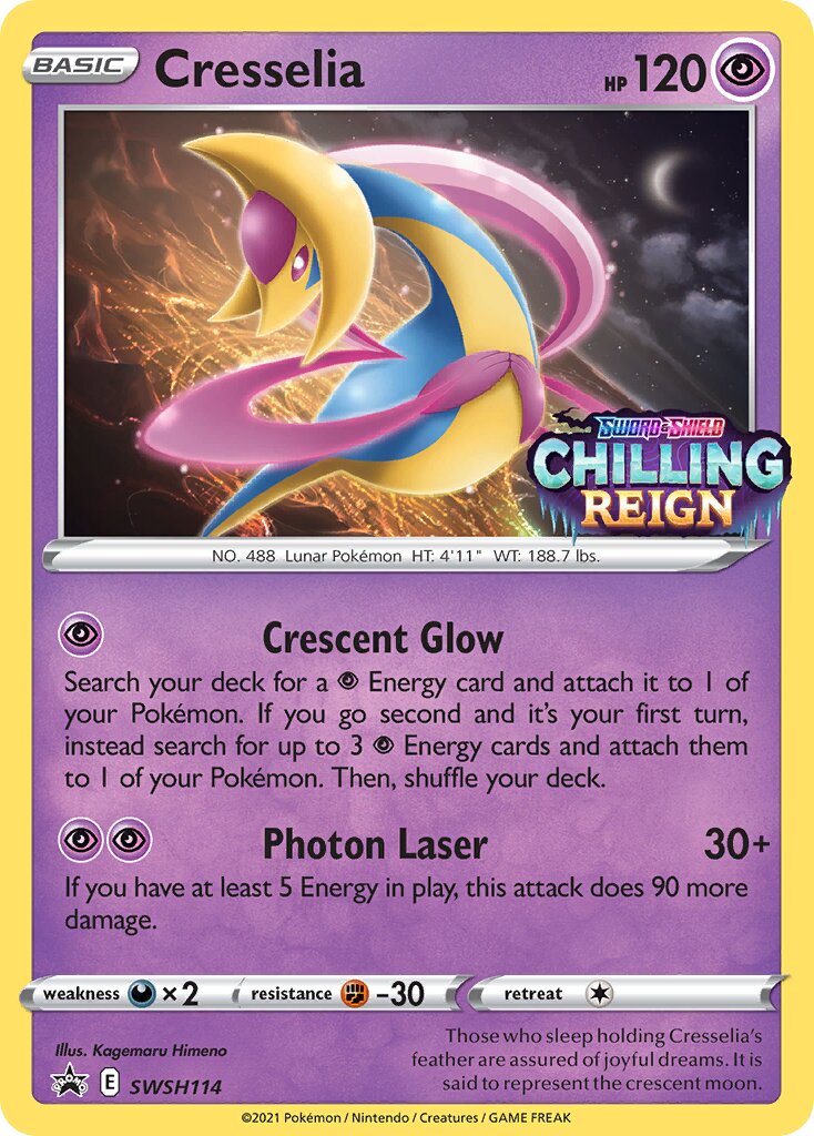 Cresselia 114/285 — Sword & Shield Promos (English Pokémon TCG card)