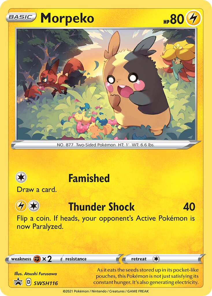 Morpeko 116/285 — Sword & Shield Promos (English Pokémon TCG card)