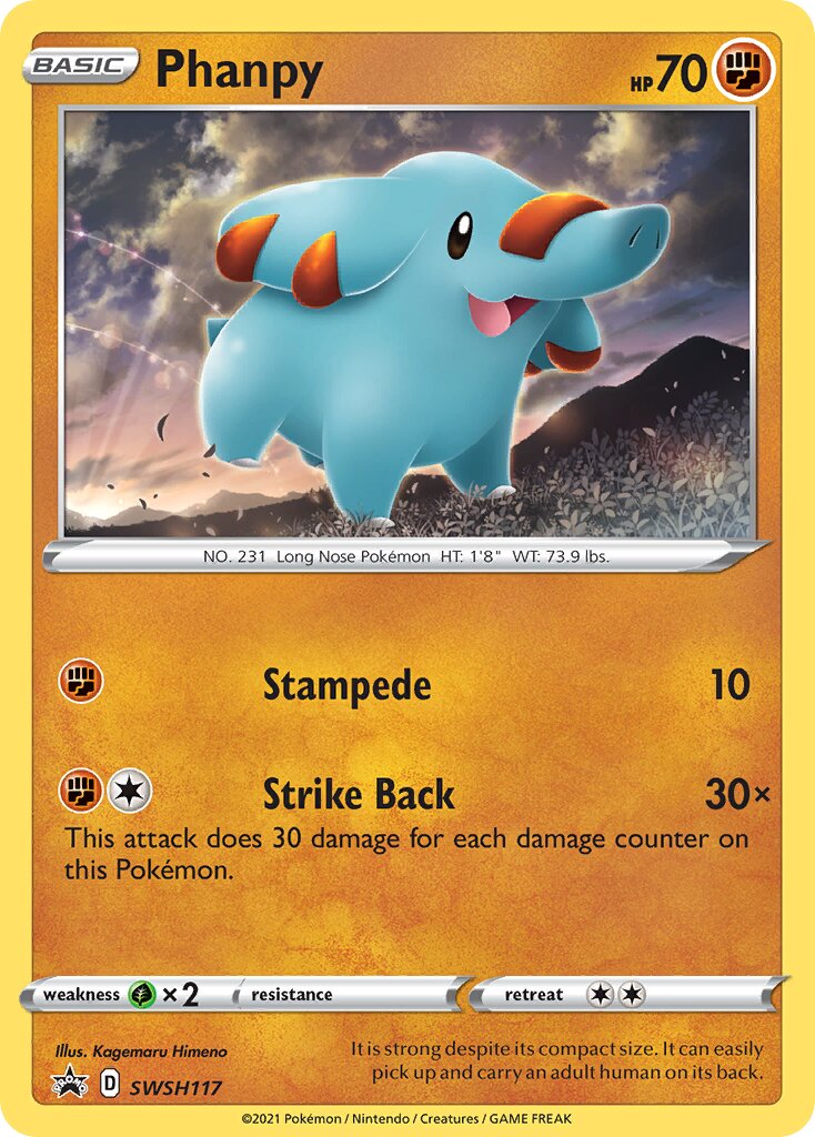 Phanpy 117/285 — Sword & Shield Promos (English Pokémon TCG card)