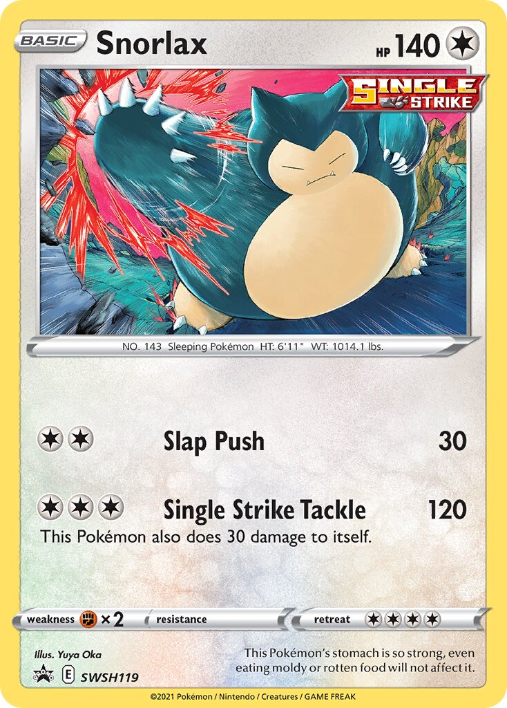 Snorlax 119/285 — Sword & Shield Promos (English Pokémon TCG card)
