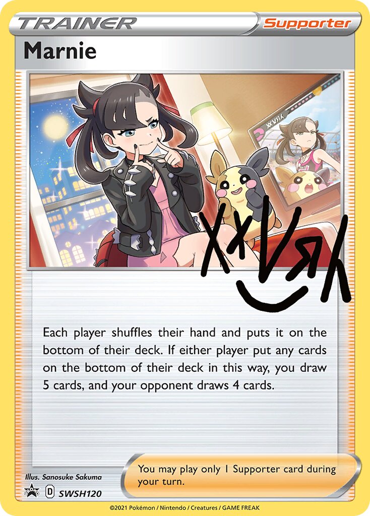 Marnie 120/285 — Sword & Shield Promos (English Pokémon TCG card)