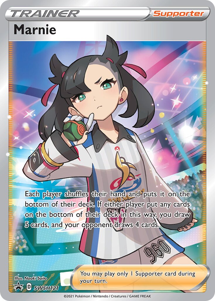 Marnie 121/285 — Sword & Shield Promos (English Pokémon TCG card)