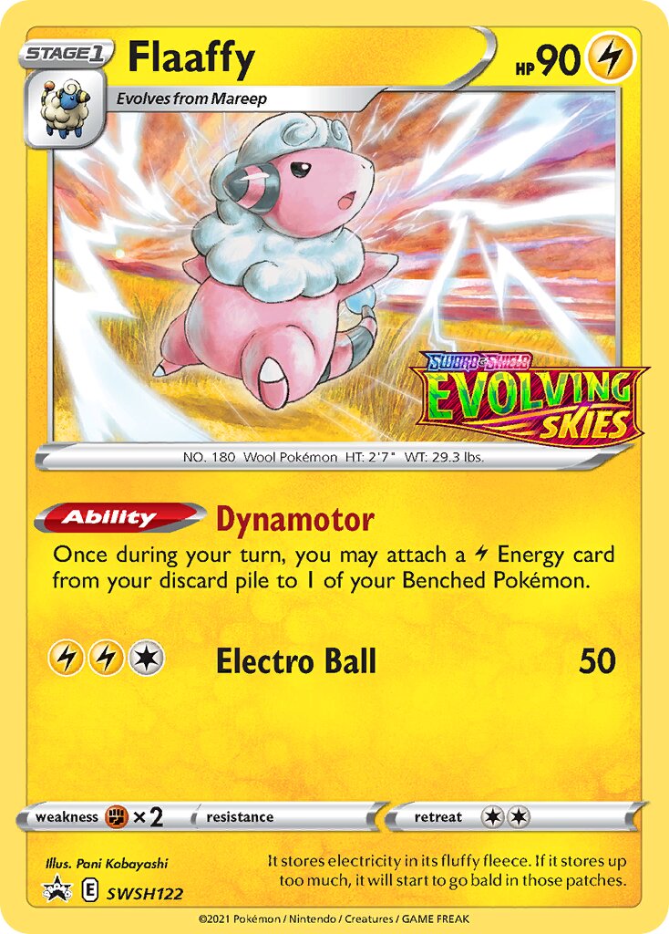 Flaaffy 122/285 — Sword & Shield Promos (English Pokémon TCG card)
