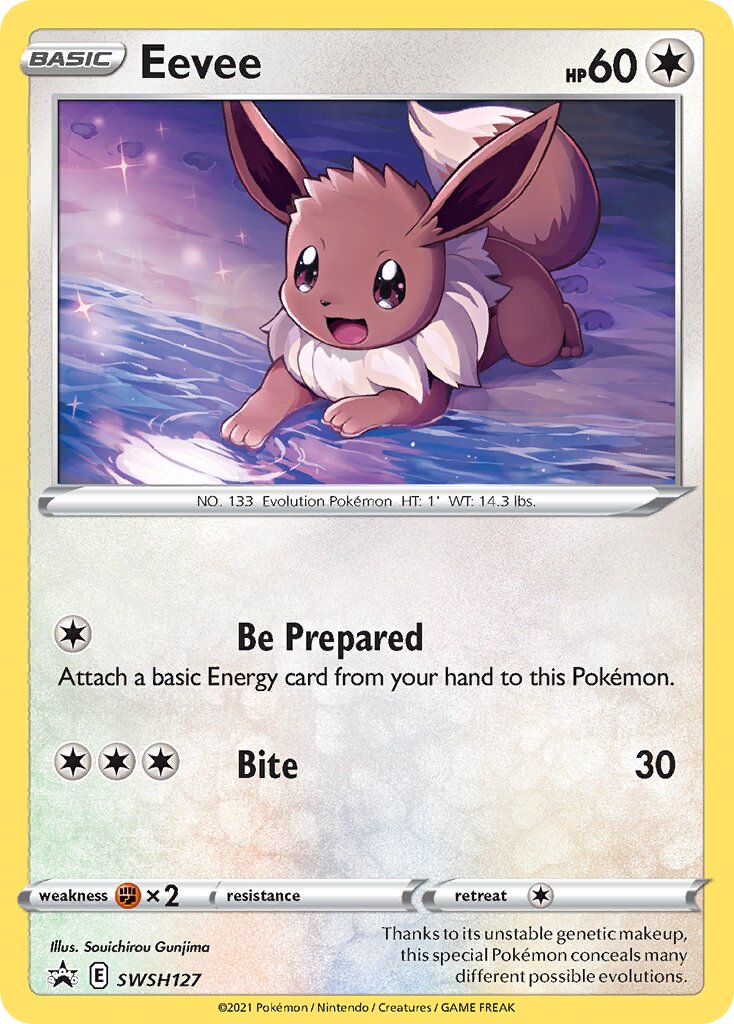 Eevee 127/285 — Sword & Shield Promos (English Pokémon TCG card)