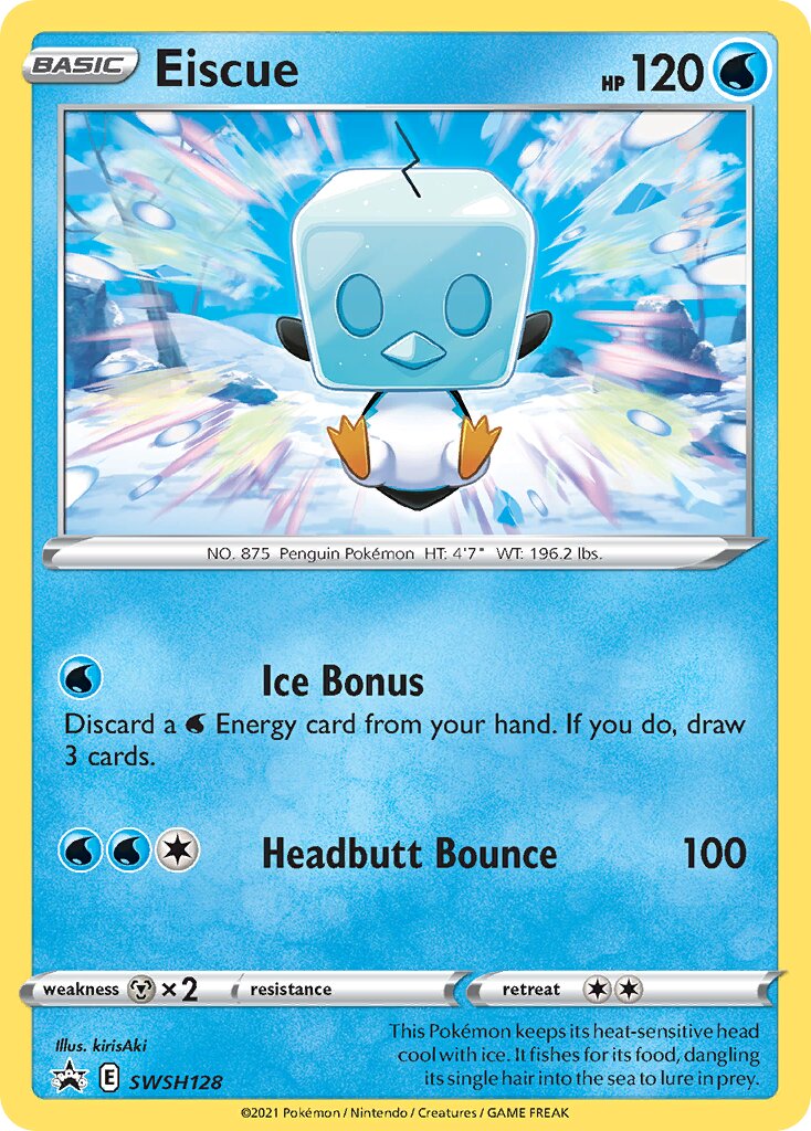 Eiscue 128/285 — Sword & Shield Promos (English Pokémon TCG card)