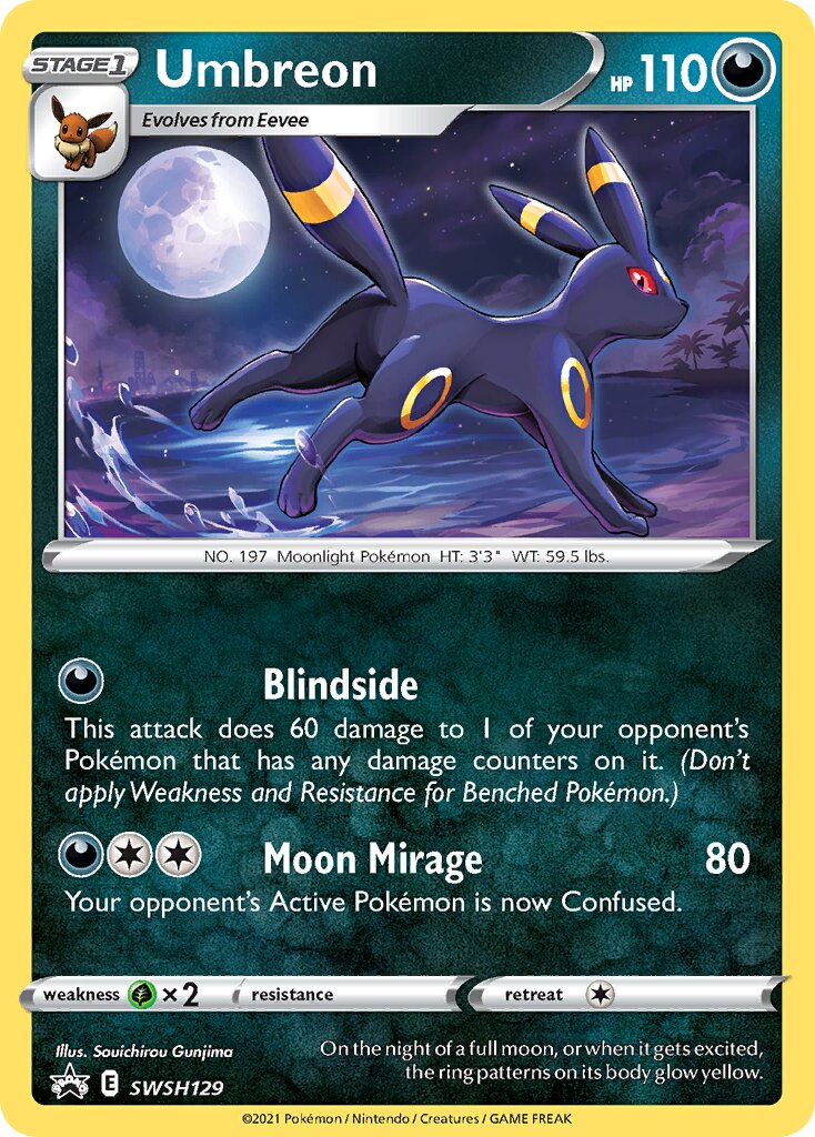 Umbreon 129/285 — Sword & Shield Promos (English Pokémon TCG card)
