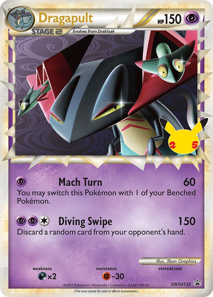 Dragapult 132/285 — Sword & Shield Promos (English Pokémon TCG card)