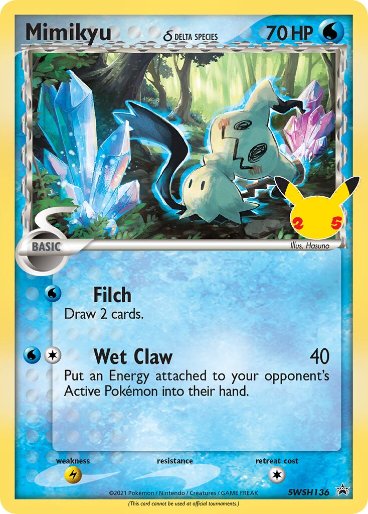 Mimikyu 136/285 — Sword & Shield Promos (English Pokémon TCG card)